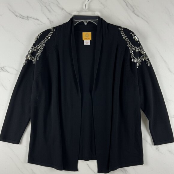 Rudy Rd Black Long Sleeve Women Jacket Tag Size XL - Picture 1 of 4